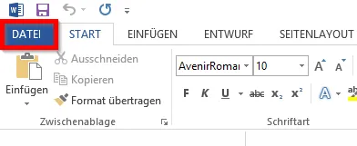 Word - Datei
