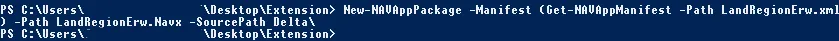 PowerShell - New NAV App Package