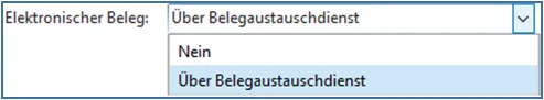 Elektronischer Beleg in Dynamics NAV