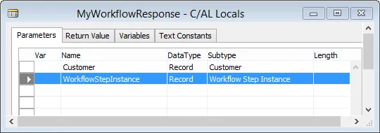 Funktion MyWorkflowResponse -  Neuer Parameter WorkflowStepInstance