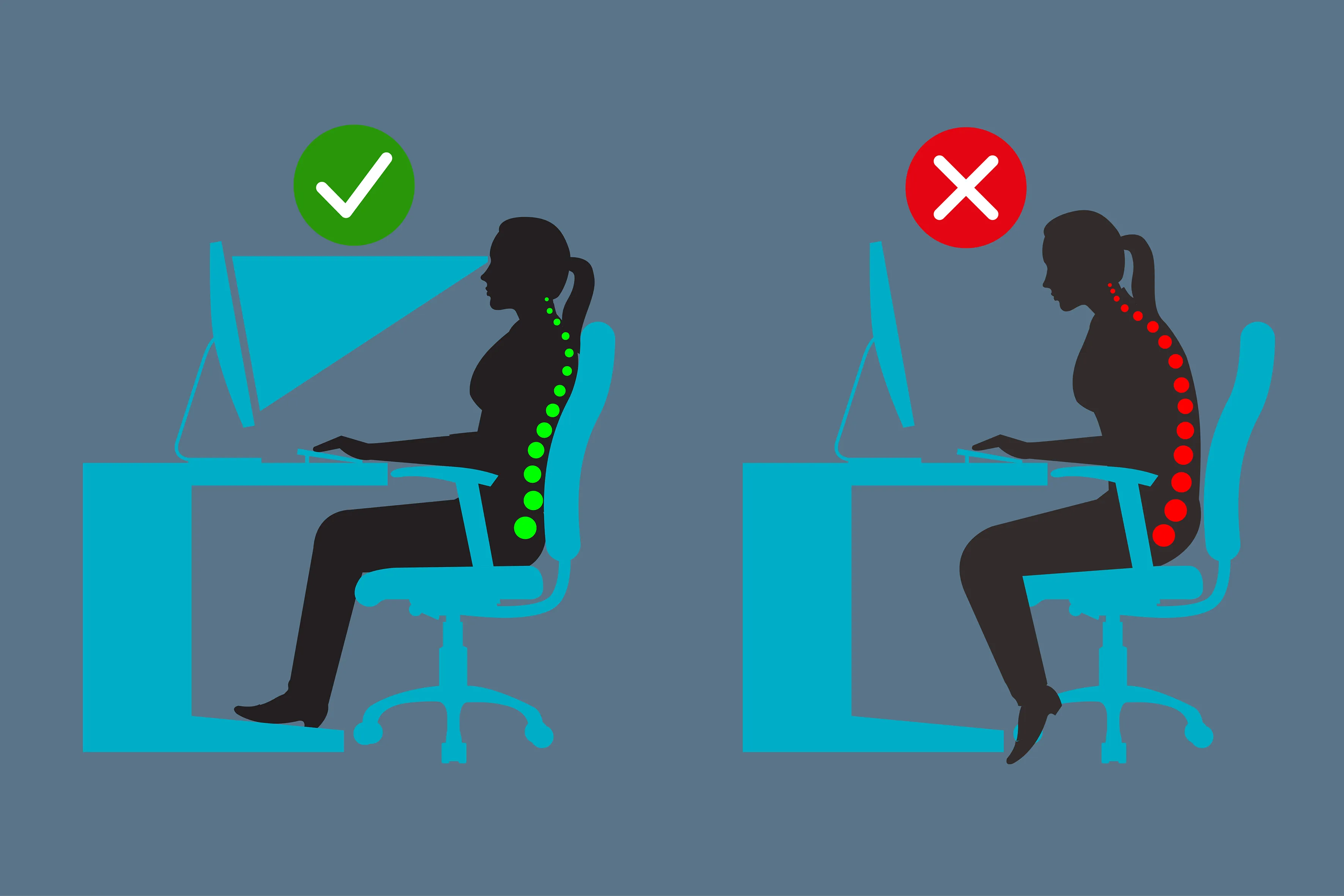 Ergonomischer Arbeitsplatz