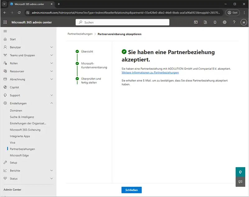 Microsoft 365 Admin Center