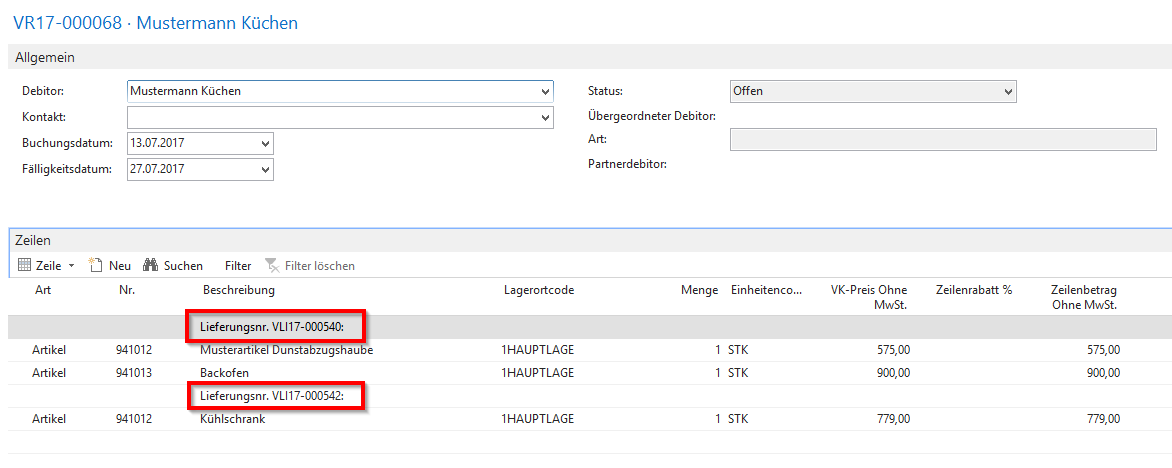 Combined Shipment in Sales Order