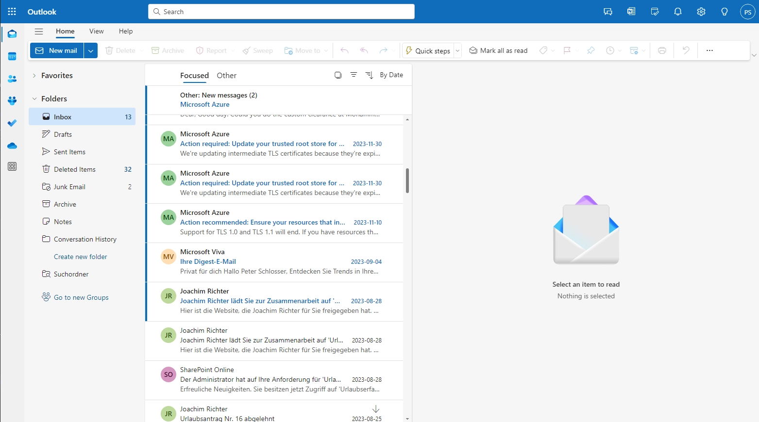 Email Management in Outlook