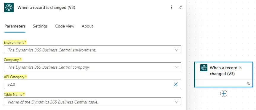 Records Mandatory Fields